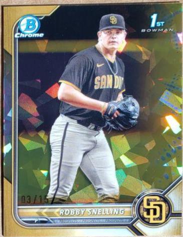 Robby Snelling [Sapphire Gold Refractor] #BDC-82
