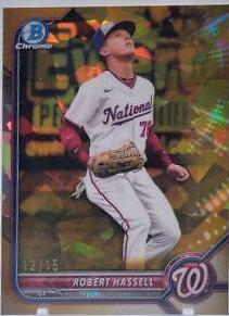 Robert Hassell [Sapphire Gold Refractor] #BDC-169
