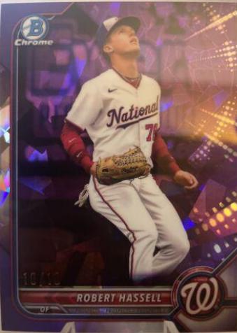 Robert Hassell [Sapphire Purple Refractor] #BDC-169