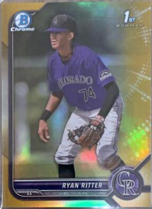 Ryan Ritter [Gold Refractor] #BDC-136
