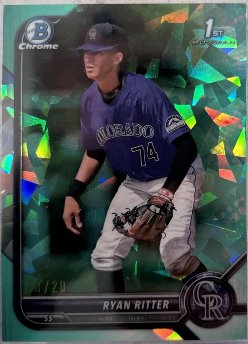 Ryan Ritter [Sapphire Aqua Refractor] #BDC-136