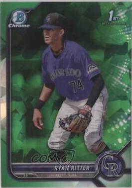 Ryan Ritter [Sapphire Green Refractor] #BDC-136