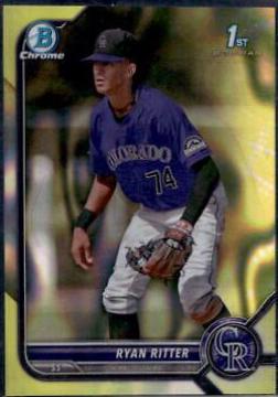 Ryan Ritter [Yellow Lava Refractor] #BDC-136