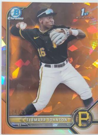 Termarr Johnson [Sapphire Orange Refractor] #BDC-130