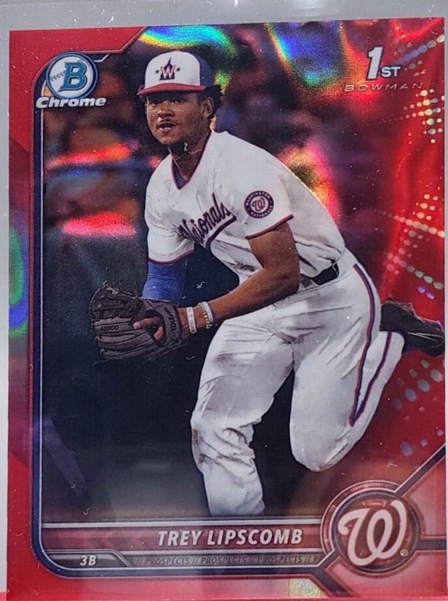 Trey Lipscomb [Red Lava Refractor] #BDC-197