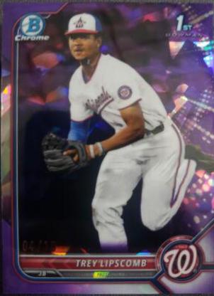Trey Lipscomb [Sapphire Purple Refractor] #BDC-197
