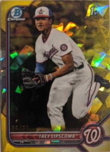 Trey Lipscomb [Sapphire Yellow Refractor] #BDC-197