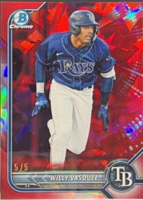 Willy Vasquez [Sapphire Red Refractor] #BDC-40