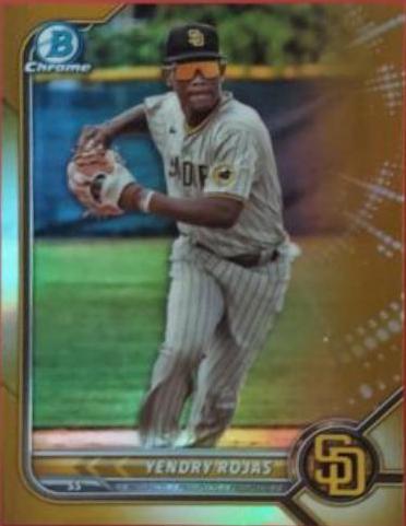 Yendry Rojas [Gold Refractor] #BDC-2