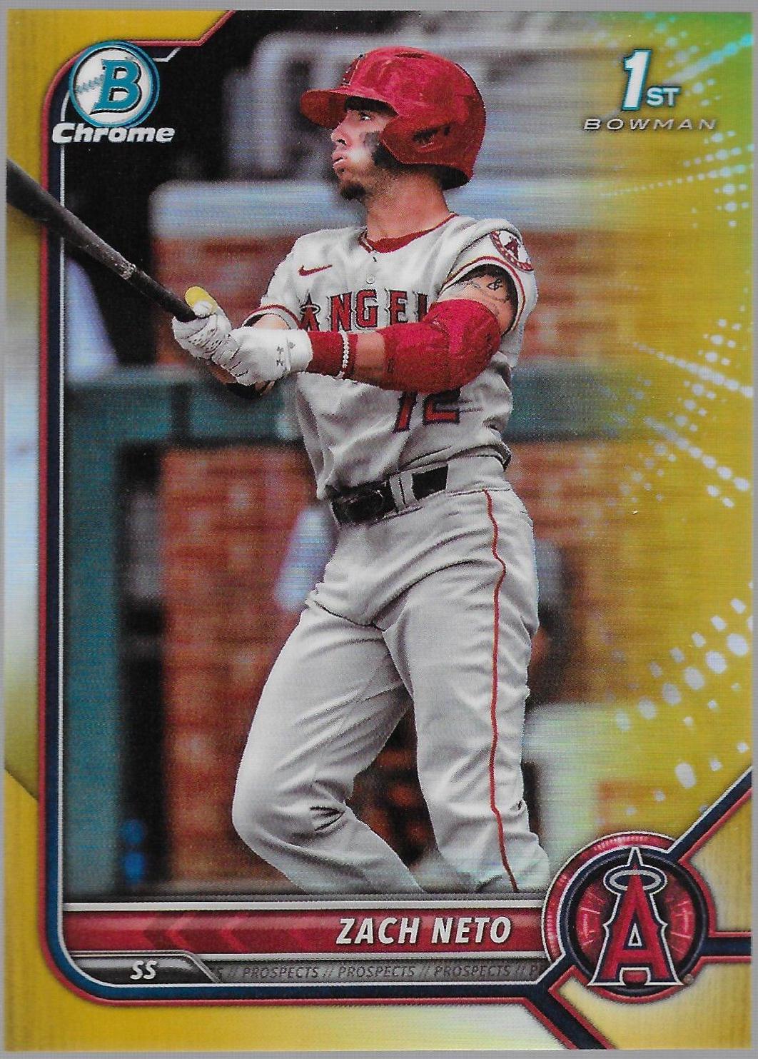 Zach Neto [Gold Refractor] #BDC-18