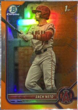 Zach Neto [Orange Refractor] #BDC-18