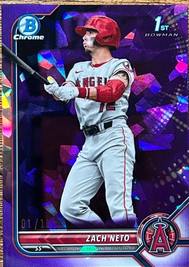 Zach Neto [Sapphire Purple Refractor] #BDC-18