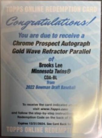 Brooks Lee [Gold Wave] #CDA-BL