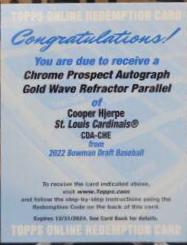 Cooper Hjerpe [Gold Wave] #CDA-CHE