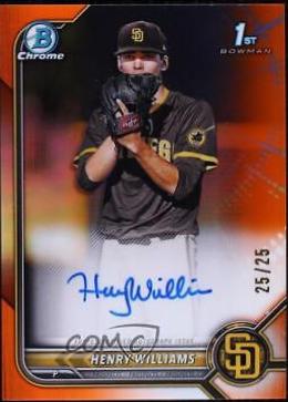 Henry Williams [Orange] #CDA-HW