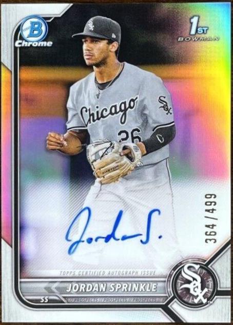 Jordan Sprinkle [Refractor] #CDA-JS