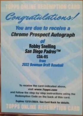 Robby Snelling #CDA-RS