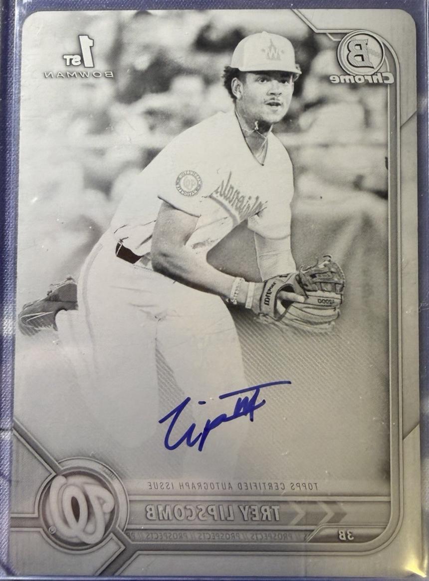 Trey Lipscomb [Printing Plate] #CDA-TLB