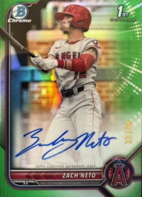 Zach Neto [Green] #CDA-ZN