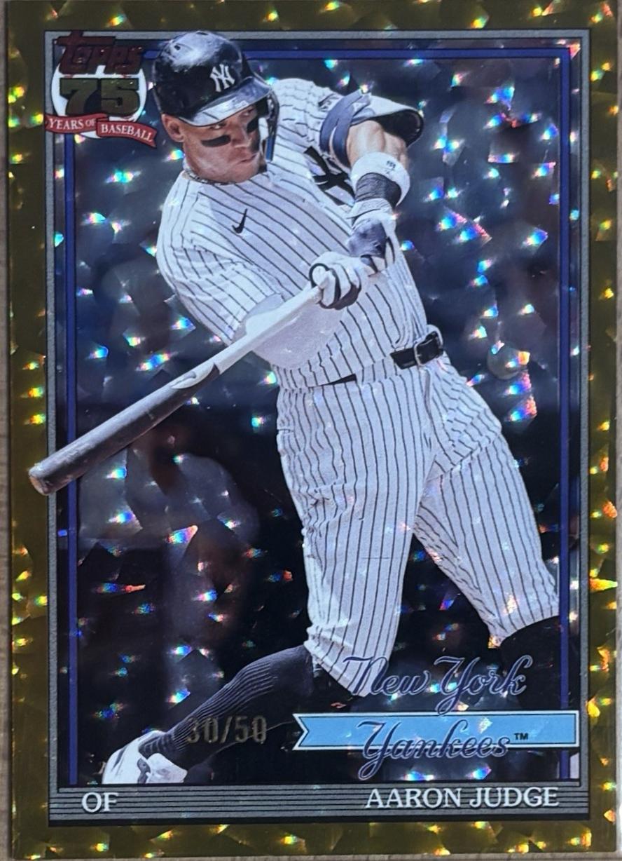 Aaron Judge [Gold Crackleboard Foil] #T91-34