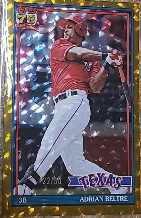 Adrian Beltre [Gold Crackleboard Foil] #T91-59