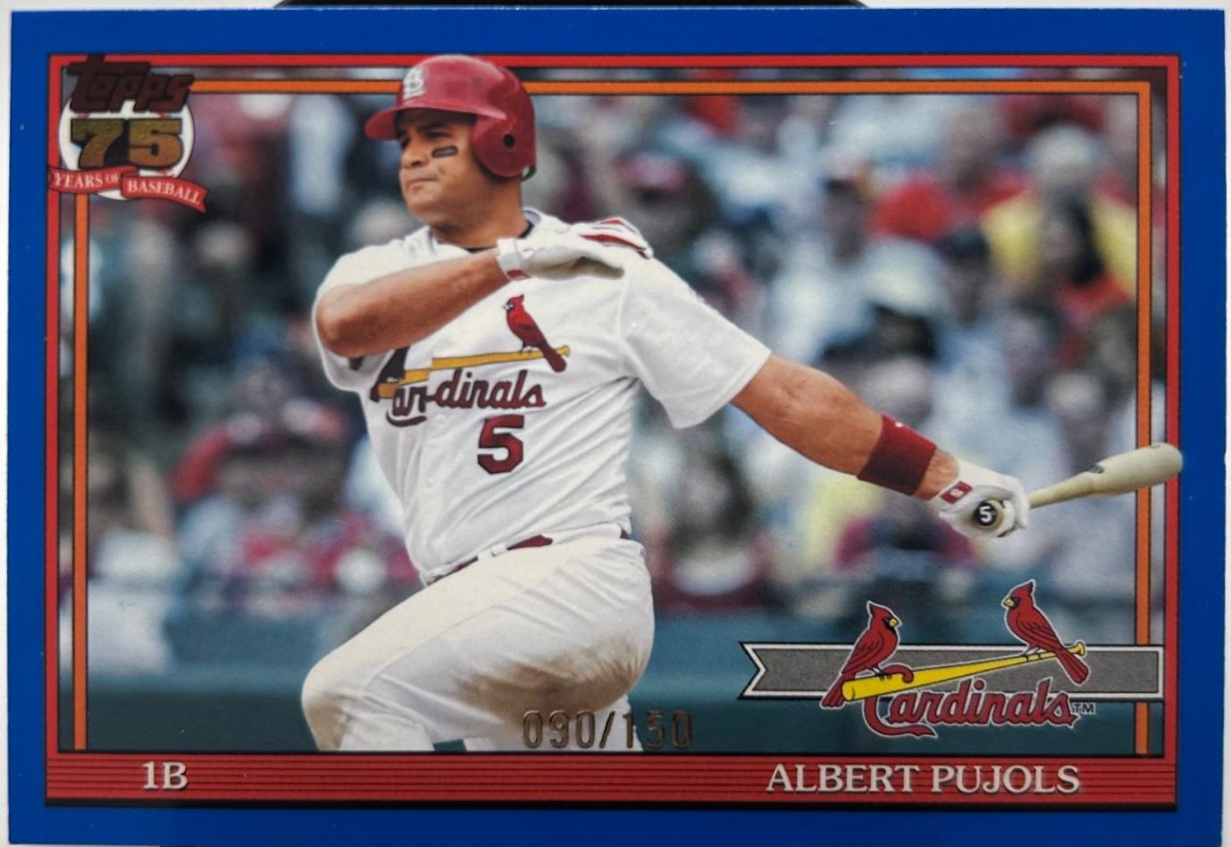 Albert Pujols [Blue] #T91-43