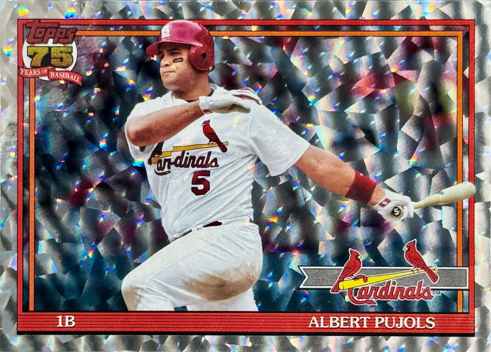 Albert Pujols [Crackleboard Foil] #T91-43