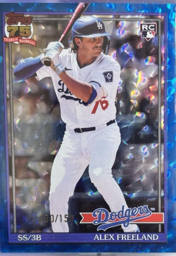 Alex Freeland [Blue Crackleboard Foil] #T91-35