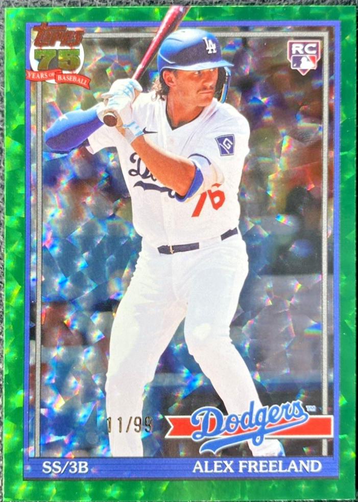 Alex Freeland [Green Crackleboard Foil] #T91-35