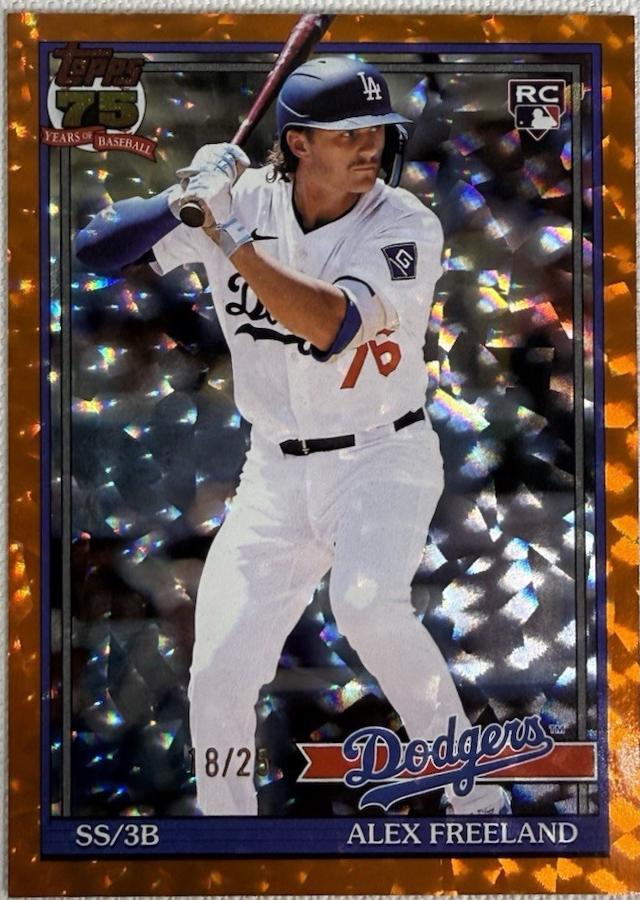 Alex Freeland [Orange Crackleboard Foil] #T91-35