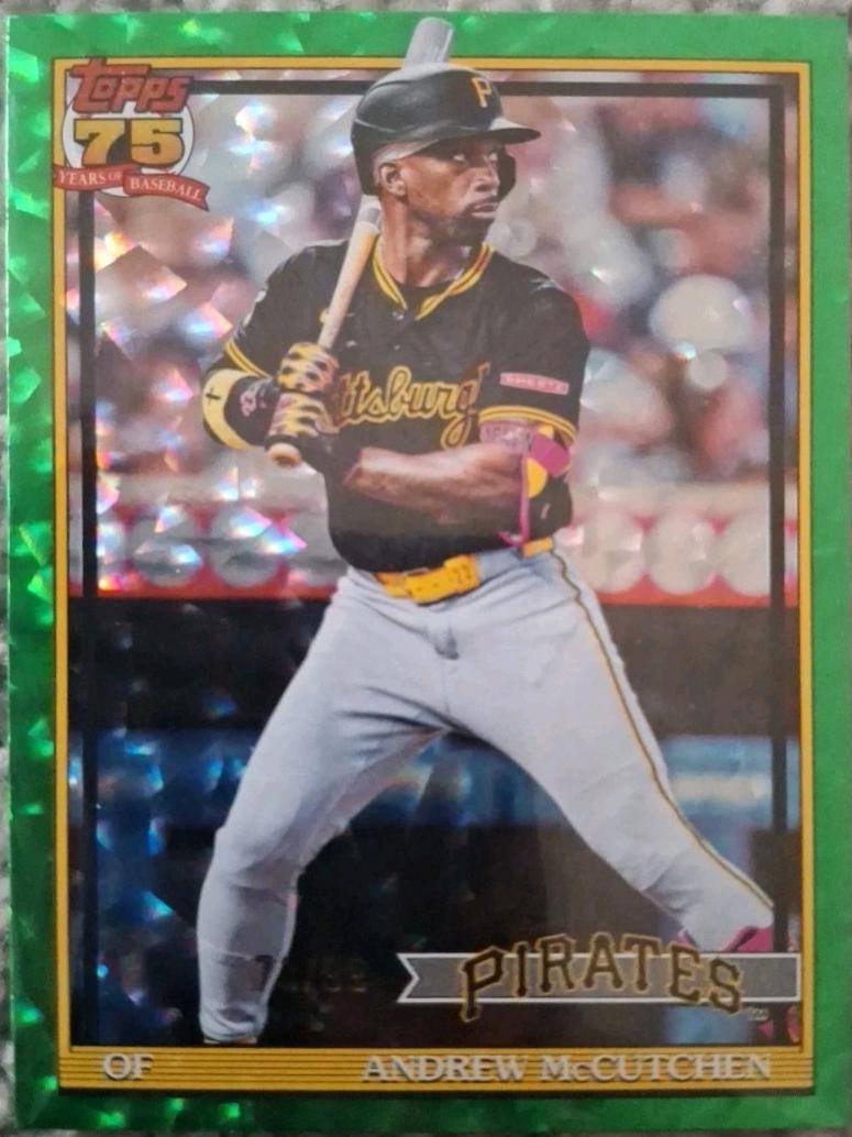 Andrew McCutchen [Green Crackleboard Foil] #T91-40