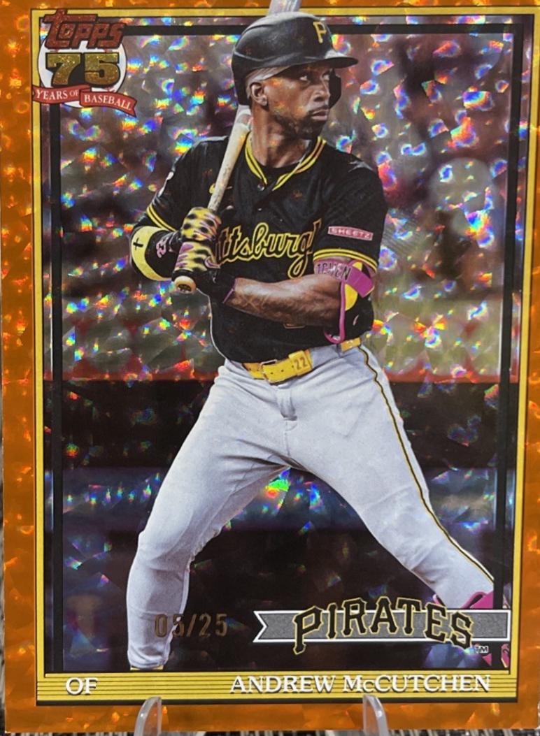 Andrew McCutchen [Orange Crackleboard Foil] #T91-40