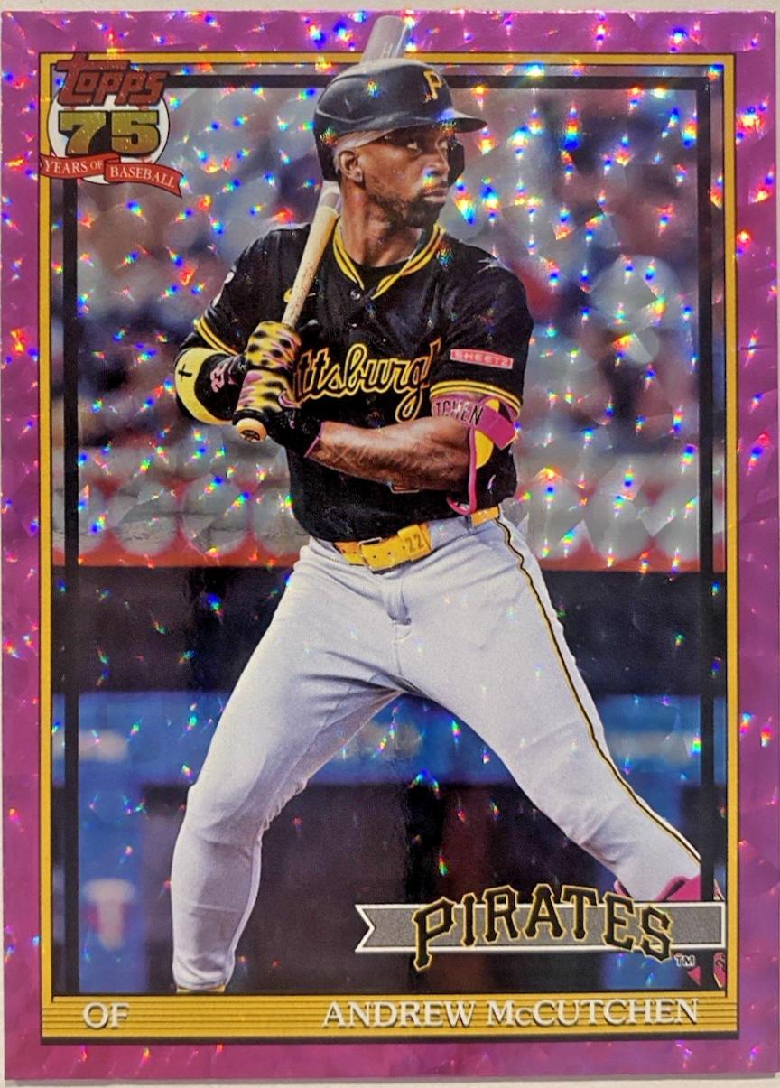 Andrew McCutchen [Pink Crackleboard Foil] #T91-40