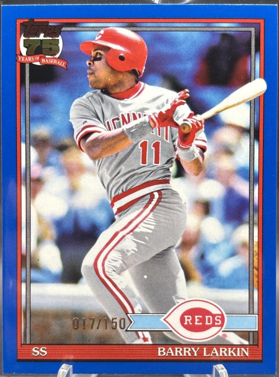 Barry Larkin [Blue] #T91-81