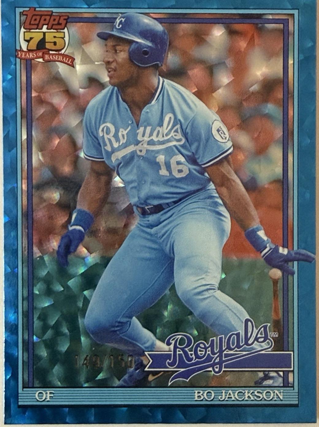 Bo Jackson [Blue Crackleboard Foil] #T91-29
