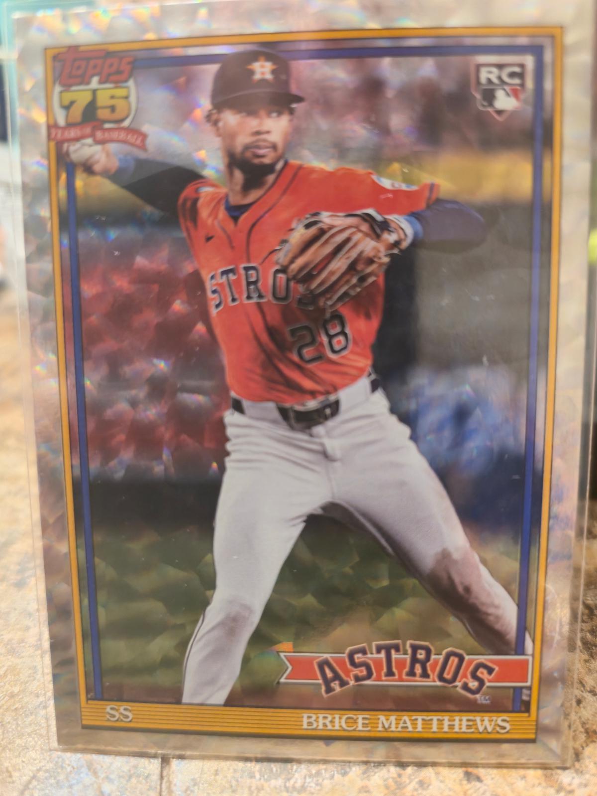 Brice Matthews [Crackleboard Foil] #T91-28