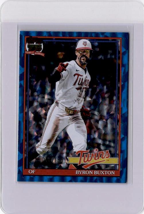 Byron Buxton [Blue Crackleboard Foil] #T91-92