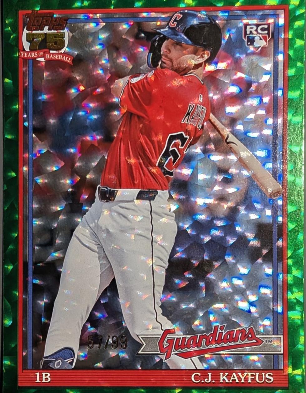 C.J. Kayfus [Green Crackleboard Foil] #T91-90