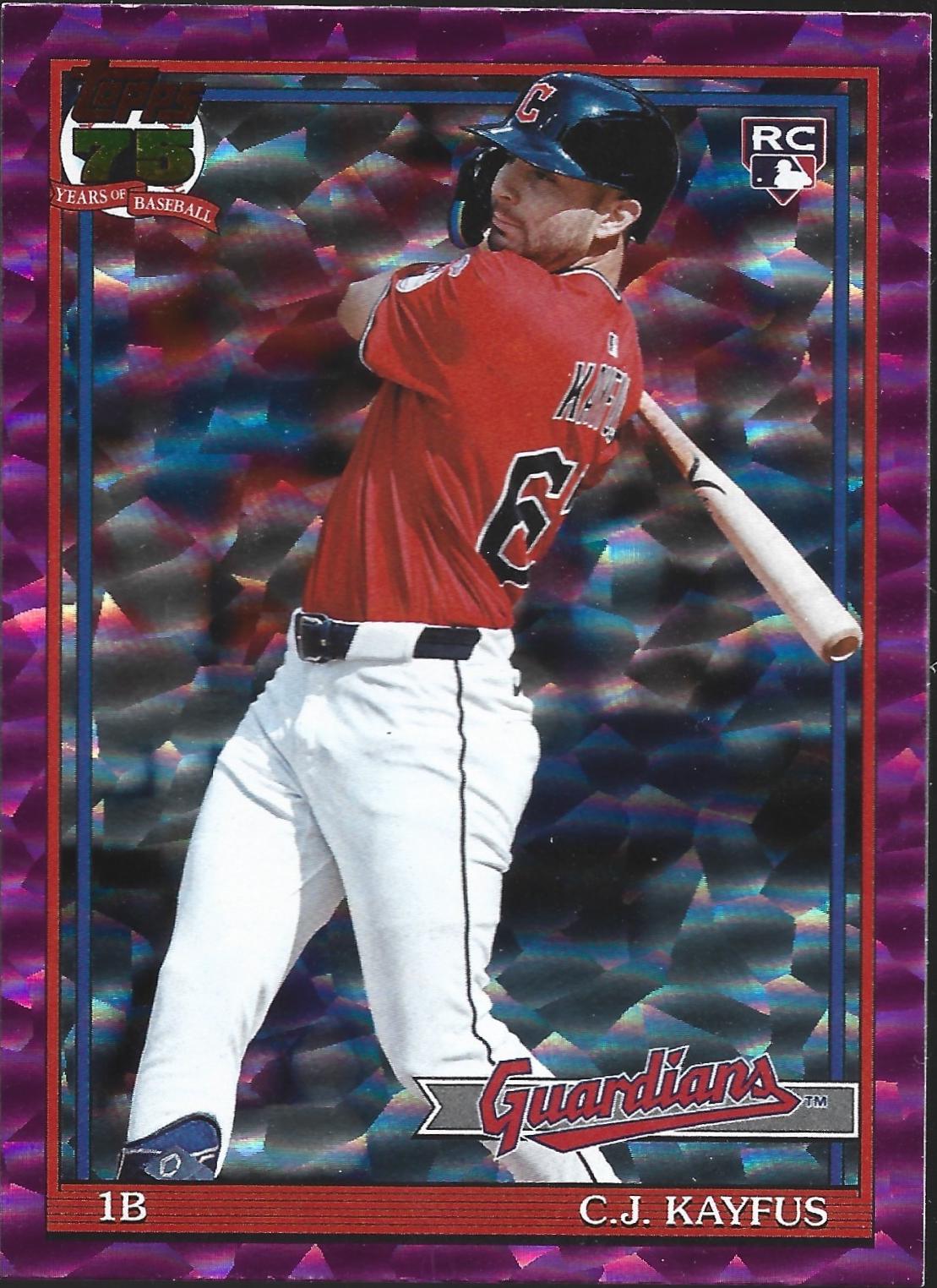 C.J. Kayfus [Pink Crackleboard Foil] #T91-90