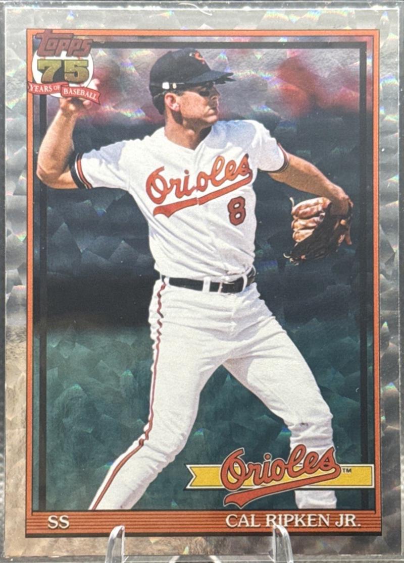 Cal Ripken Jr. [Crackleboard Foil] #T91-87