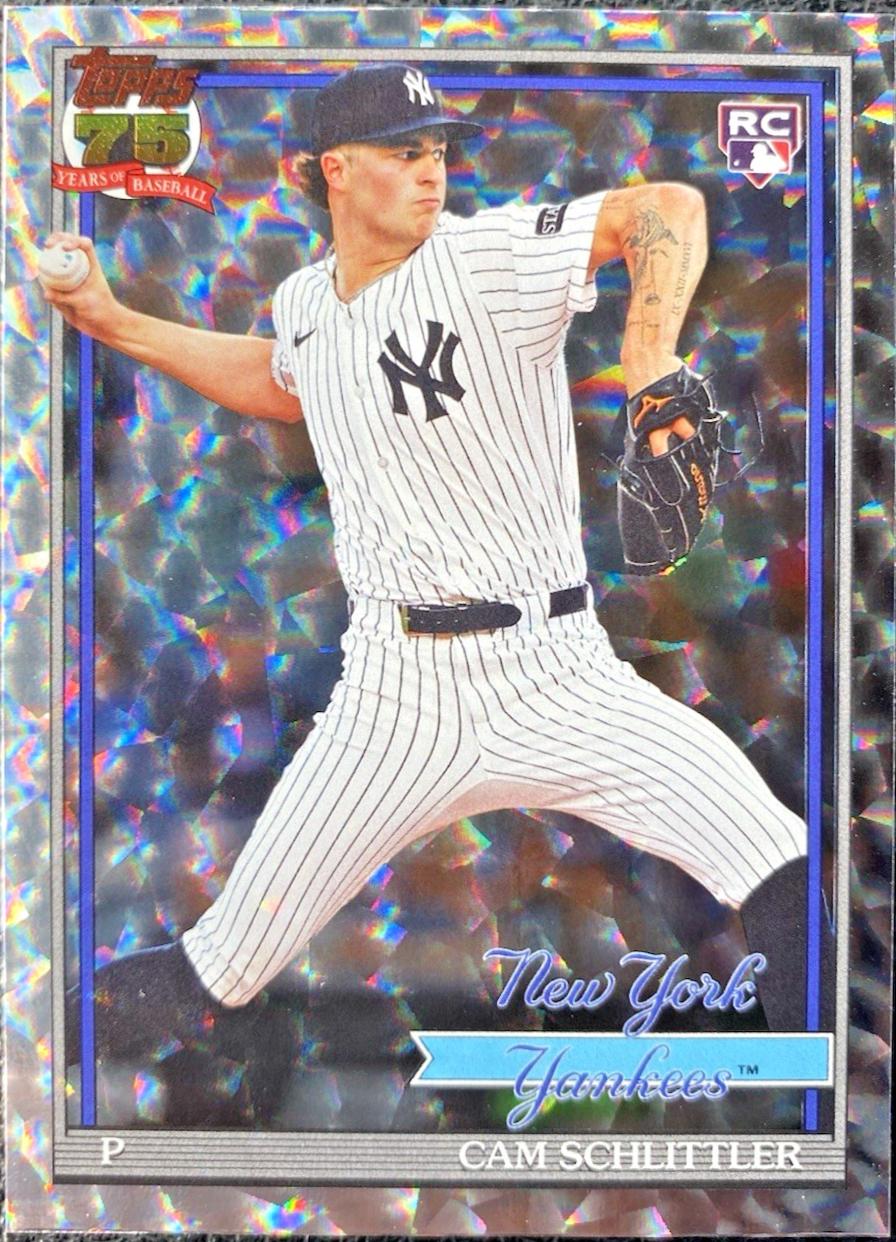 Cam Schlittler [Crackleboard Foil] #T91-86