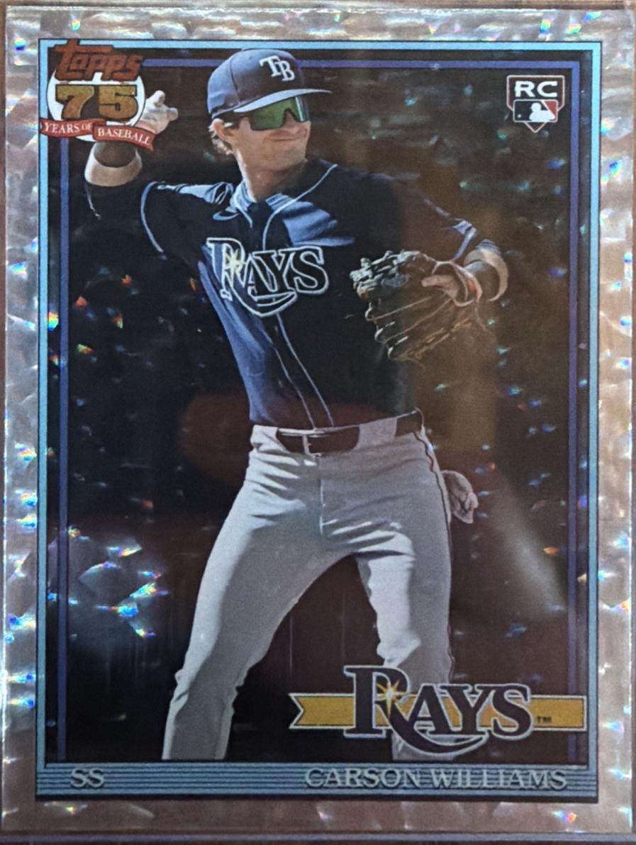 Carson Williams [Crackleboard Foil] #T91-38