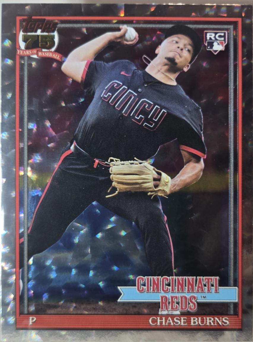 Chase Burns [Crackleboard Foil] #T91-73