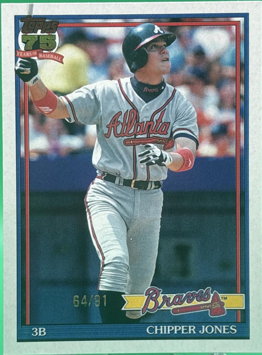 Chipper Jones [The Real One] #T91-13