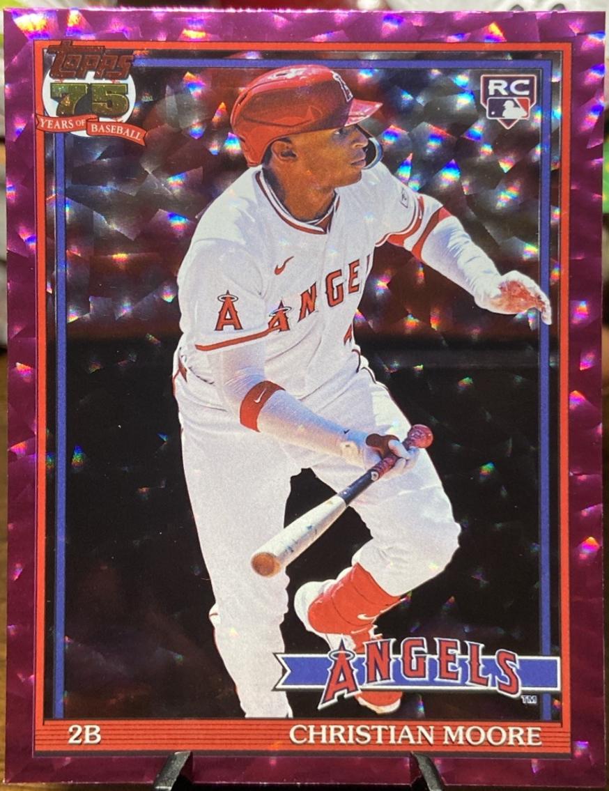 Christian Moore [Pink Crackleboard Foil] #T91-46