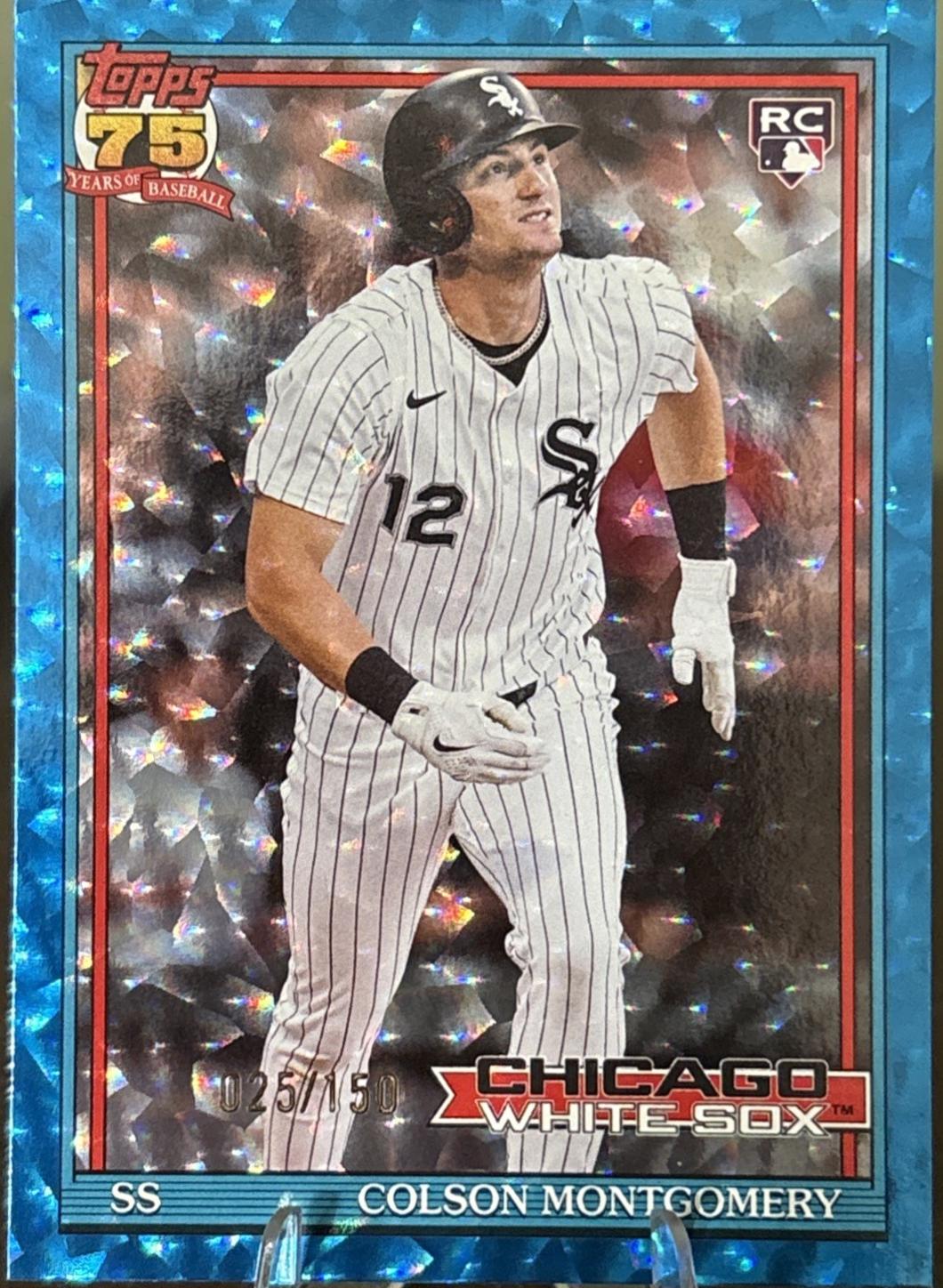 Colson Montgomery [Blue Crackleboard Foil] #T91-4