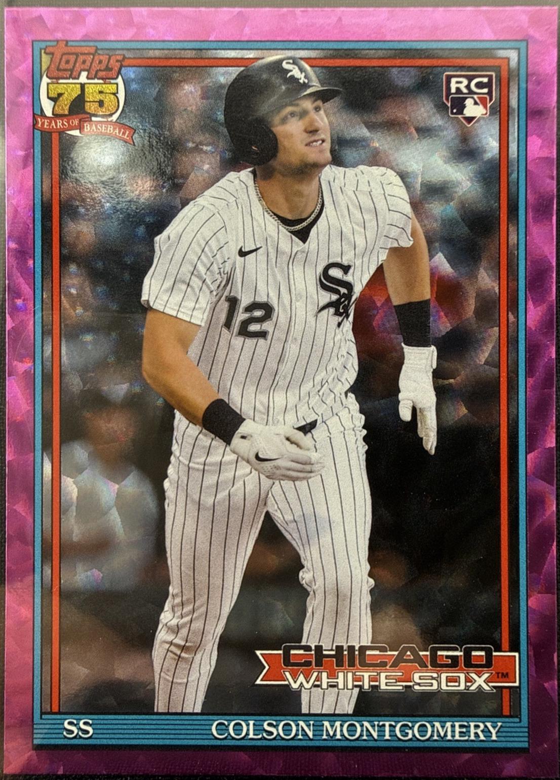Colson Montgomery [Pink Crackleboard Foil] #T91-4