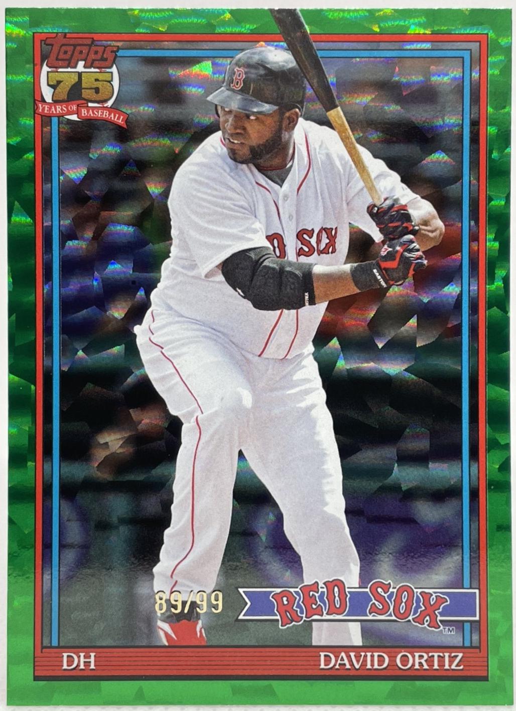 David Ortiz [Green Crackleboard Foil] #T91-15