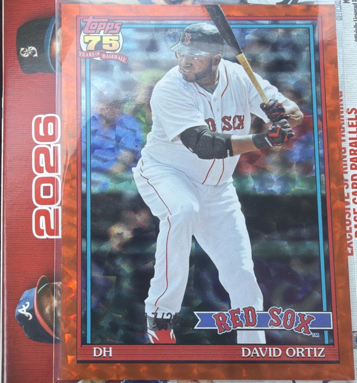 David Ortiz [Orange Crackleboard Foil] #T91-15