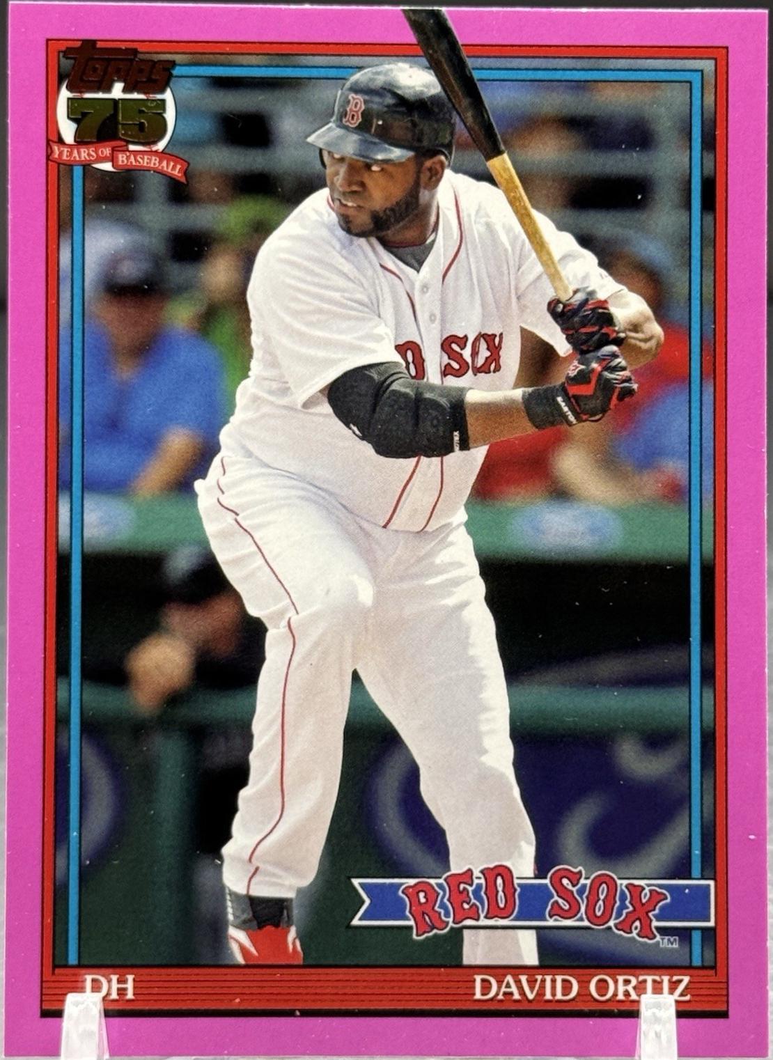 David Ortiz [Pink Crackleboard Foil] #T91-15